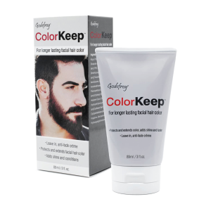 GODEFROY ColorKeep for Men's Facial Hair, Caucasian - 3800C - Natural Black - 1202