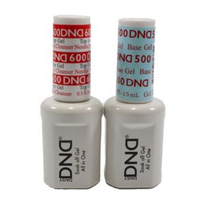 DAISY DND DUO Gel Base & Top Coat, 0.6oz - 500/600