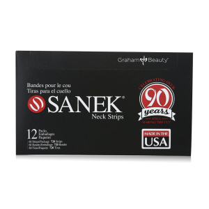 GRAHAM BEAUTY Sanek Neck Strips 2.5" x 17.5" - 12 Packs 60 Strips each - 43310