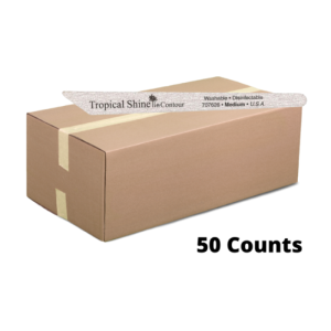 TROPICAL SHINE Washable Disinfectable Contour Zebra File Medium/Coarse 180, 7.5" 50 Counts - PK707626