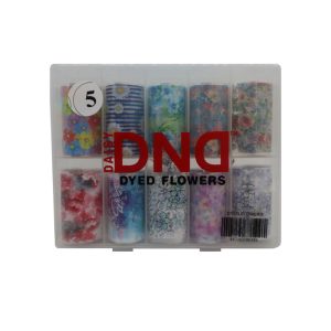DAISY DND Nail Foil Decoration 10 Rolls Dyed Flowers #5