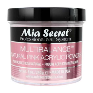 MIA SECRET Multibalance Natural Pink Acrylic Powder, 8oz - PL450-NB
