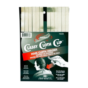 MARVY Classy Cloth Clip Hair Cloth Holder, 12 Counts