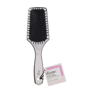 DIANE BEAUTY Silver Small Paddle Brush 7 Row - D1036