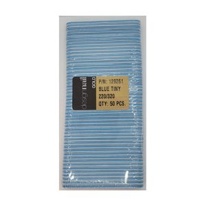 DESIGN NAIL Blue Premium Cushion File 3.5" 220/320 - 50 PCS - 129261