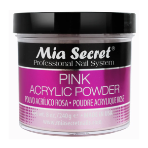 MIA SECRET Pink Acrylic Powder, 8oz - PL450P