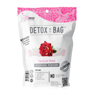 SPA REDI Detox Pedi In a Bag 4-Step System Sensual Rose, 7oz - 36528