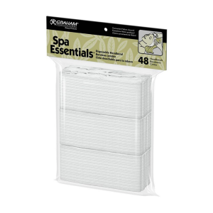 GRAHAM BEAUTY Headband Disposable Spa Essential White 48 -BG - 51823