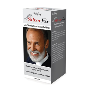 GODEFROY Silver Fox Gray Enhancing Beard Cream, Caucasian Carton, 118ml / 4oz - 2201
