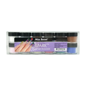 MIA SECRET Spark Nail Art Powder 12 Pcs - PL400-SP MIX
