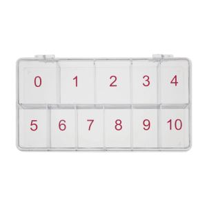 DL PROFESSIONAL Clear Nail Tip Box - DL-C214