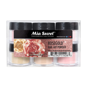 MIA SECRET RoseGold Nail Art Powder, PL400-RS MIX-6