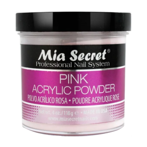 MIA SECRET Pink Acrylic Powder, 4oz - PL440-P