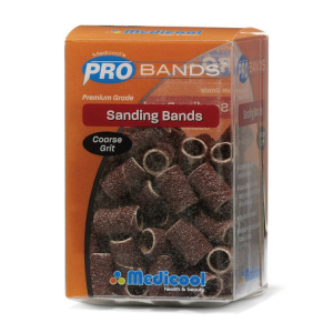 MEDICOOLSanding Bands Coarse Brown - 100 Counts