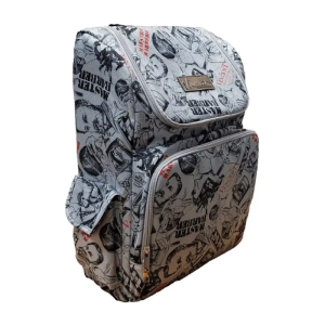 VINCENT BARBER Vincent Vintage Backpack Silver, VT10302