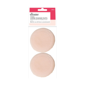 DIANE BEAUTY Loose Powder Puffs 2 Pk - D814