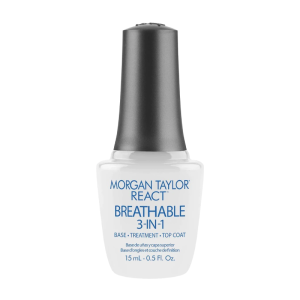 MORGAN TAYLOR React Breathable 3-IN-1 - Base & Top Coat, 0.5oz - 3413000
