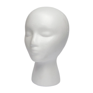 DIANE BEAUTY Styrofoam Head White 11 inch - DES001