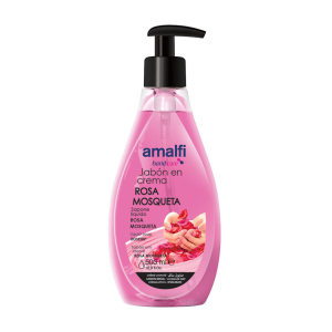 AMALFI HAND CARE Antibacterial Liquid Hand Soap, 16.9oz - Rosa Mosqueta