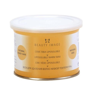 BEAUTY IMAGE Warm Wax Can, 14.1 oz - Natural Honey