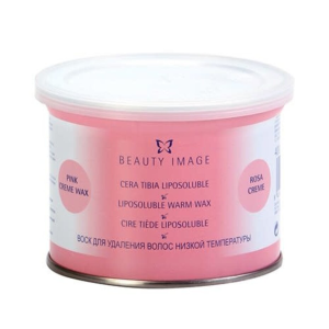 BEAUTY IMAGE Warm Wax Can, 14.1 oz - Pink Creme