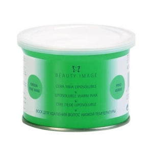 BEAUTY IMAGE Warm Wax Can, 14.1 oz - Green Pine