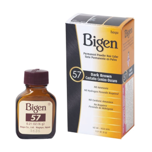 BIGEN Permanent Powder Hair Color, 0.21oz - 57 - Dark Brown - NC57
