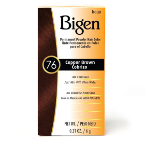 BIGEN Permanent Powder Hair Color, 0.21oz - 76 - Copper Brown - NC76
