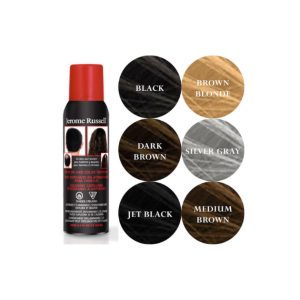 JEROME RUSSELL Temporary Hair Color Spray, 3.5oz - Jet Black