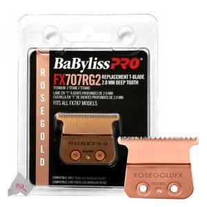 BABYLISS PRO Replacement Rose Gold Titanium Deep - Tooth T-Blade - FX707RG2