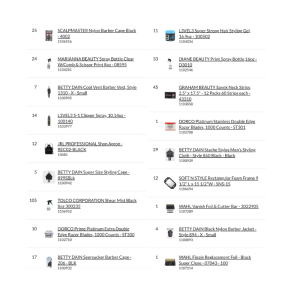 Bundle Pallet #61 - Barber