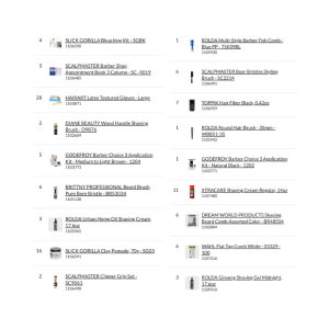 Bundle Pallet #63 - Barber