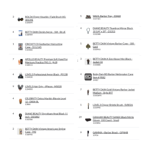 Bundle Pallet #69 - Barber