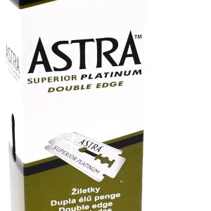 ASTRA BLADES Platinum Double Edge Safety Razor Blades,100 Count