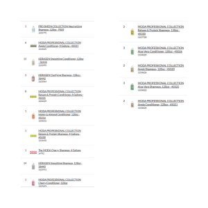 Bundle Pallet #10 - Hair