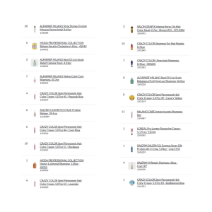 Bundle Pallet #11 - Hair