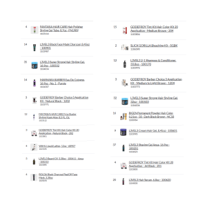 Bundle Pallet #14 - Barber