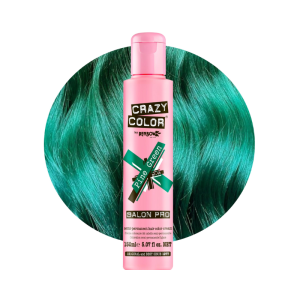 CRAZY COLOR Semi Permanent Hair Color Cream, 5.07oz 46 - Pine Green