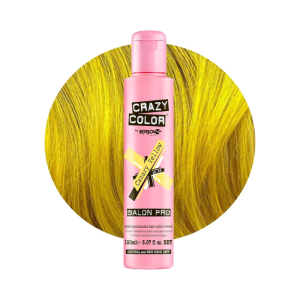 CRAZY COLOR Semi Permanent Hair Color Cream, 5.07oz 49 - Canary Yellow