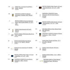 Bundle pallet #39- Spa