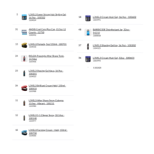 Bundle Pallet #67 - barber